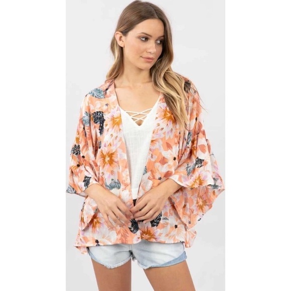 ☀️RIP CURL☀️ SUPER BLOOM KIMONO - Picture 6 of 11
